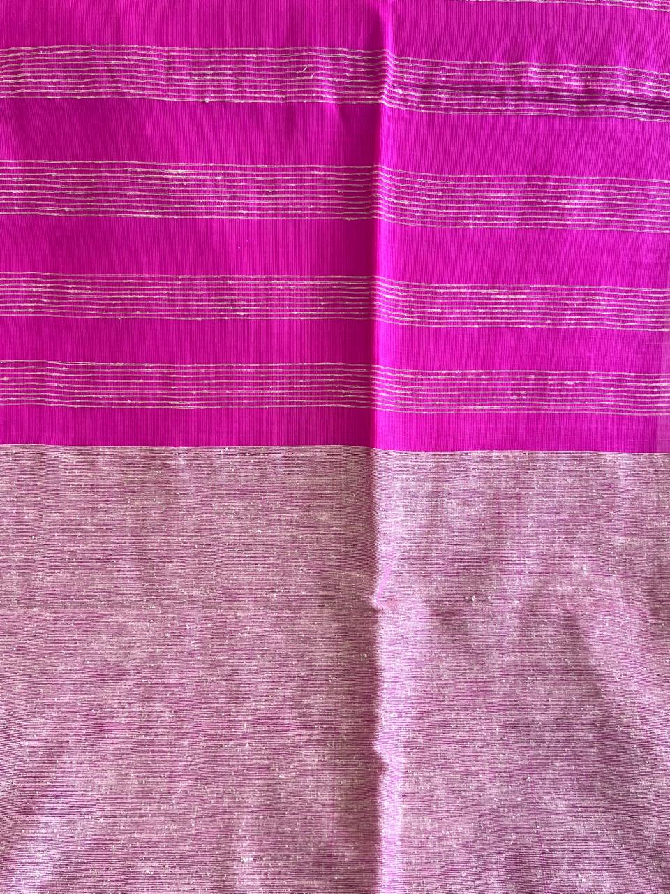 Kamalini: Phulia Cotton with Jute Pallu