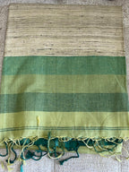 Dhani: Phulia Cotton with Jute Pallu