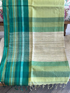 Dhani: Phulia Cotton with Jute Pallu