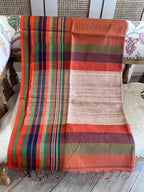 Tamrika: Phulia Cotton with Jute Pallu