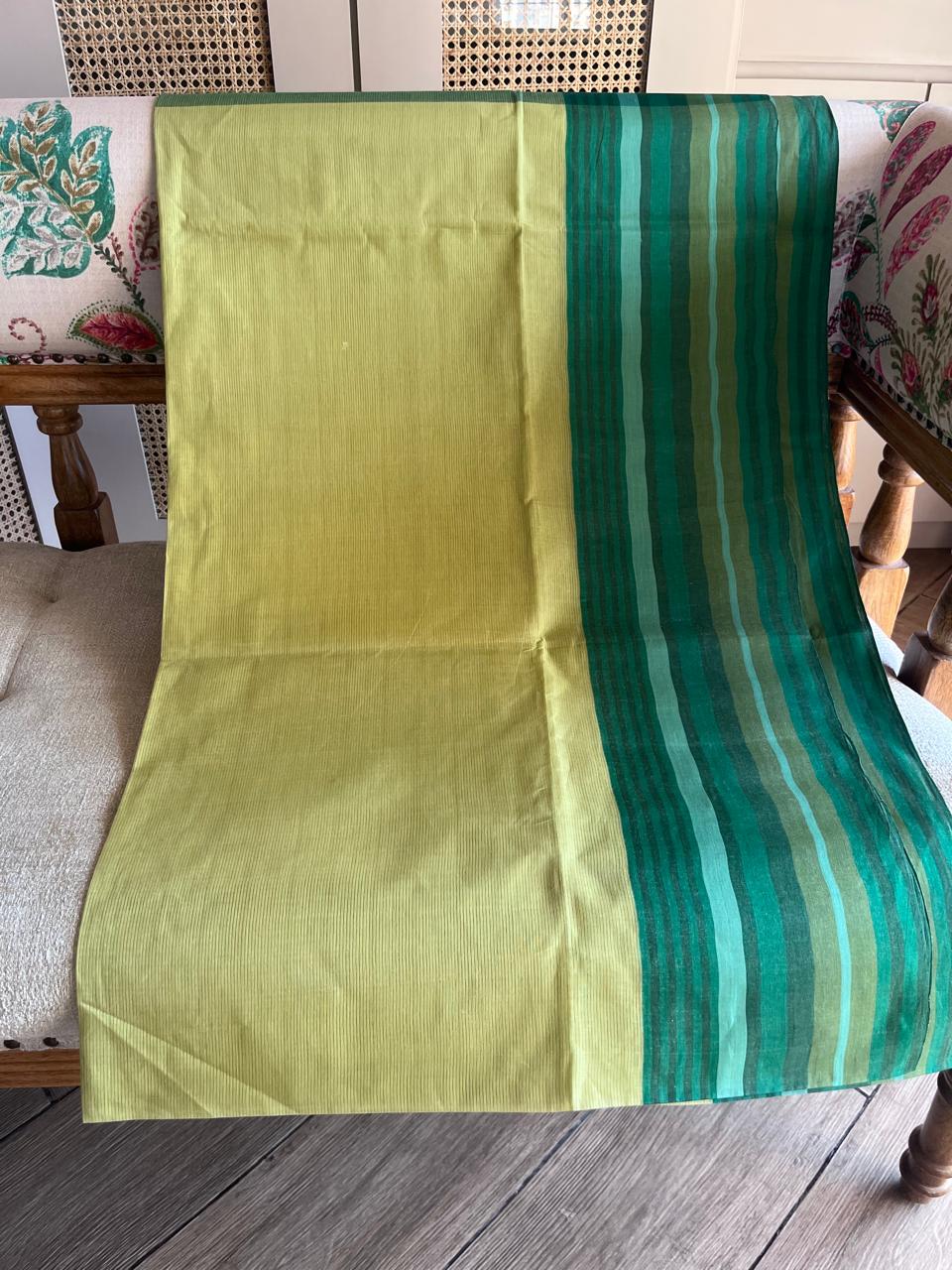 Dhani: Phulia Cotton with Jute Pallu