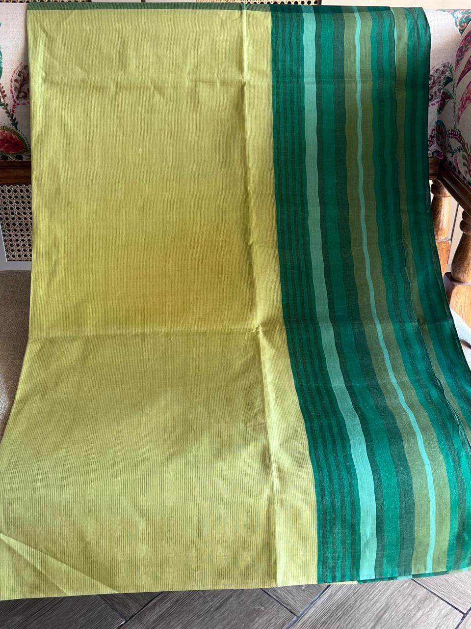 Dhani: Phulia Cotton with Jute Pallu