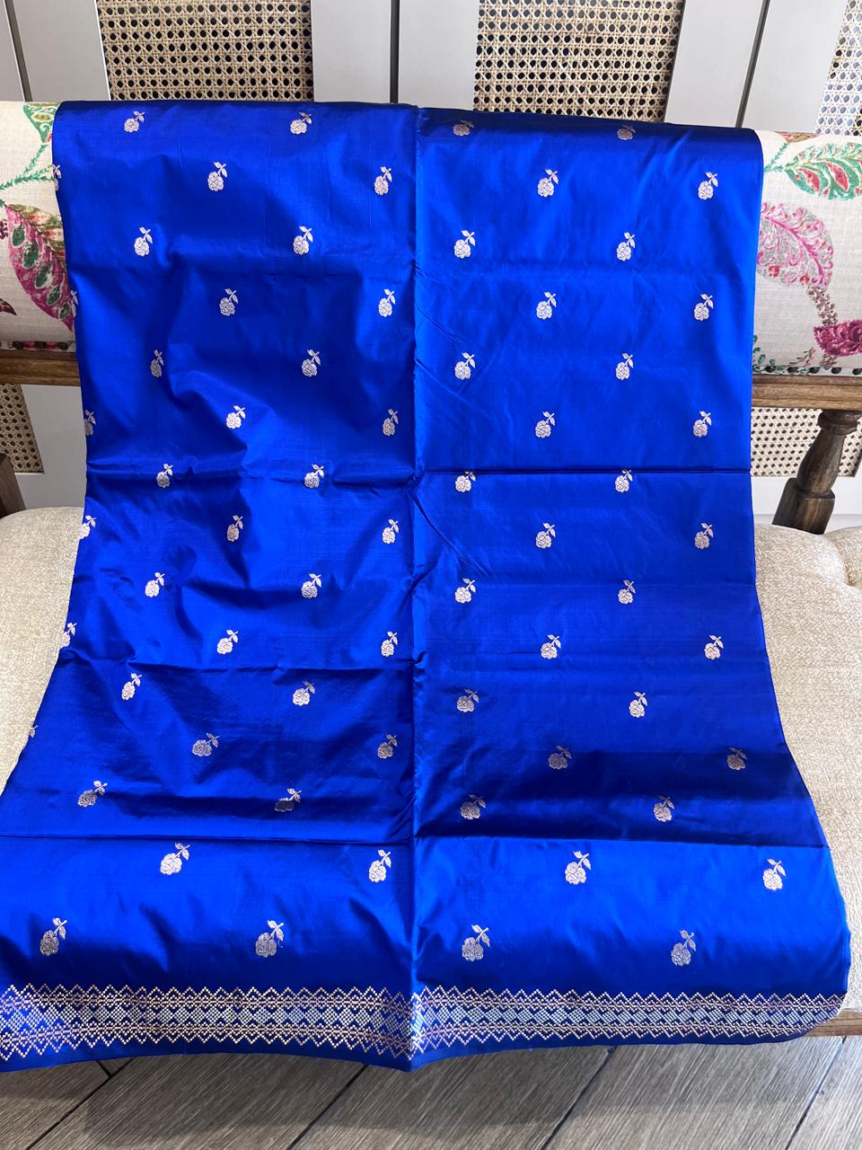 Gulbahar: Royal Katan Silk Kadhuwa Benarasi