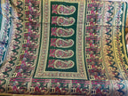 Shrestha: Two-Tone Emerald and Teal Revival Baluchari
