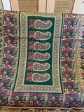 Shrestha: Two-Tone Emerald and Teal Revival Baluchari