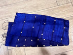 Aarya: Royal Bluet Coin Matka Silk