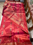 Sindoori: Deep Rust Swarnachuri with Gold Butti