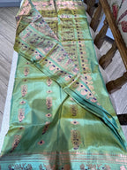 Vanashree: Sage Green Swarnachuri with Royal Procession