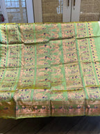 Vanashree: Sage Green Swarnachuri with Royal Procession