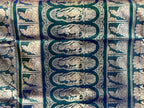 Aranya: Bottle Green Baluchari with Floral Butti