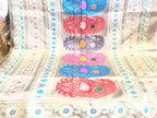 Rajata: Revival Baluchari in Silver Scrollwork Pallu
