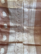 Taamra: Rust Pure Tissue Banarasi