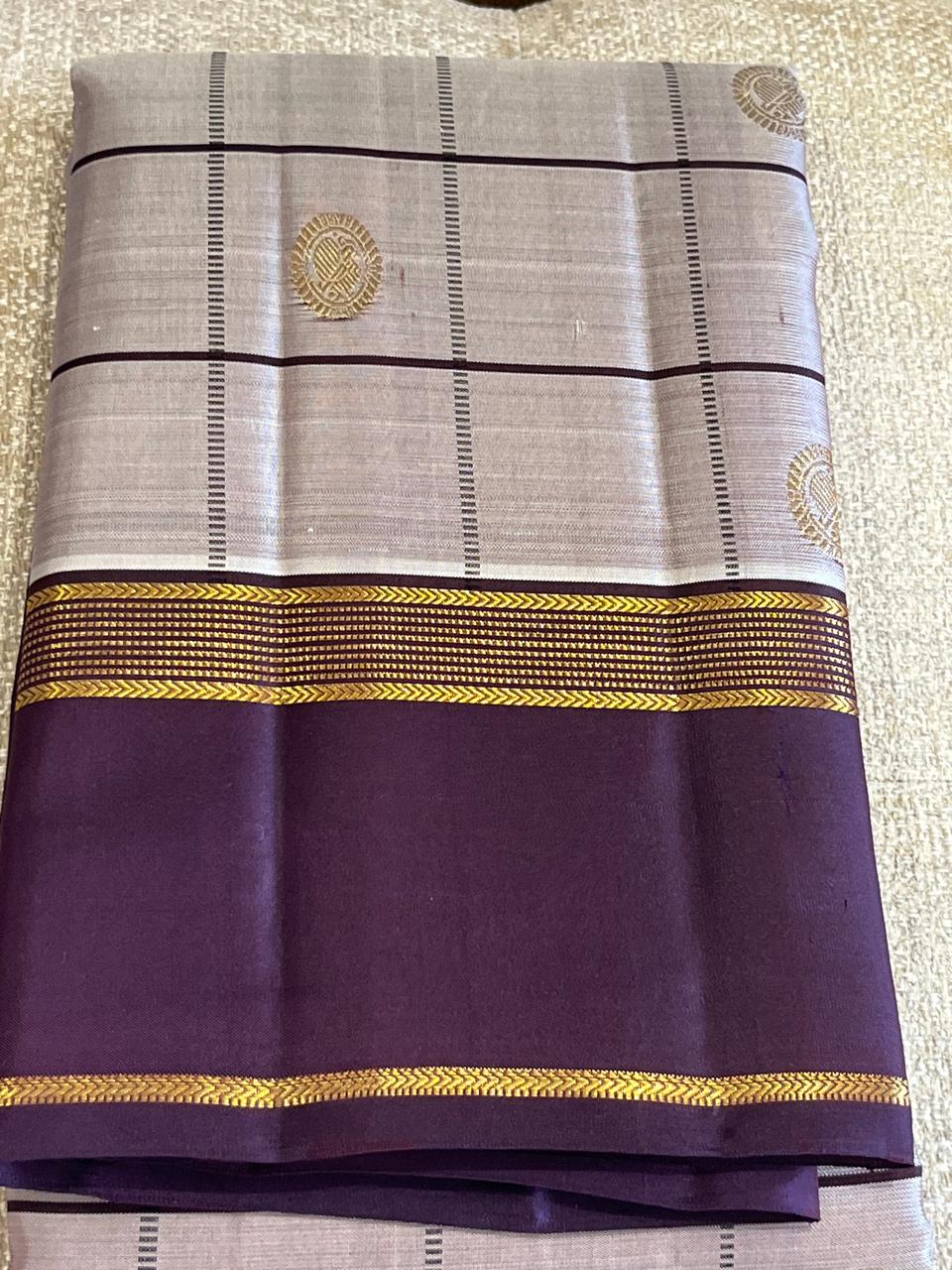 Sandhya: Kattam Pure Silk Kanjeevaram