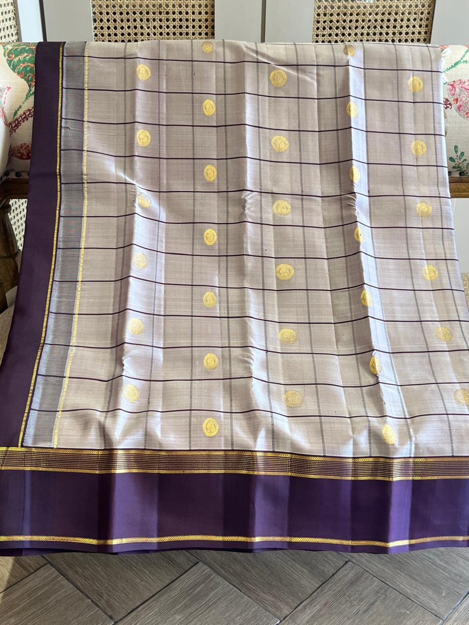 Sandhya: Kattam Pure Silk Kanjeevaram