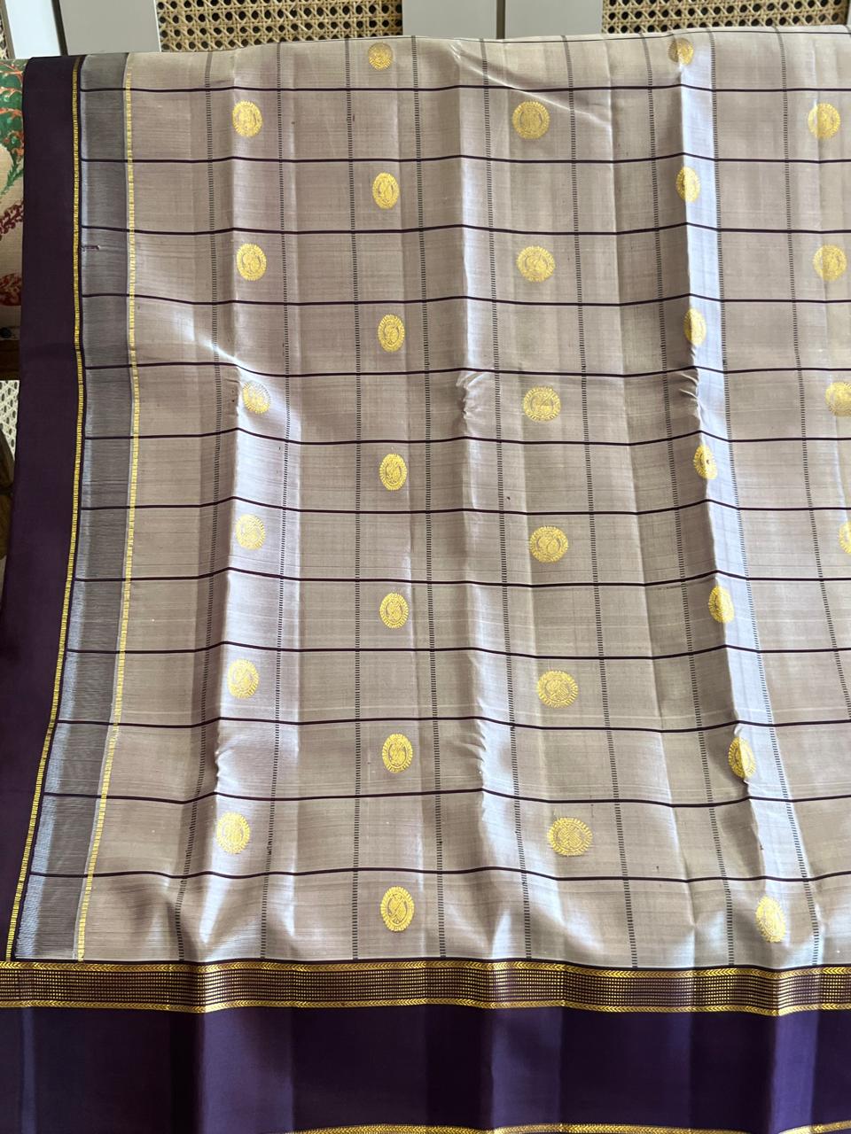 Sandhya: Kattam Pure Silk Kanjeevaram