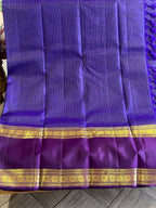 Nilambari: Vairusi Violet Kanjeevaram, Reta Pett Border