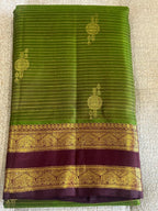 Shyamala: Vairaoosi Green Kanjeevaram, Reta Pett Border