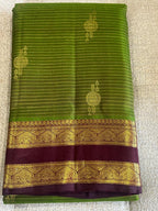 Shyamala: Vairaoosi Green Kanjeevaram, Reta Pett Border