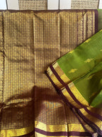 Shyamala: Vairaoosi Green Kanjeevaram, Reta Pett Border