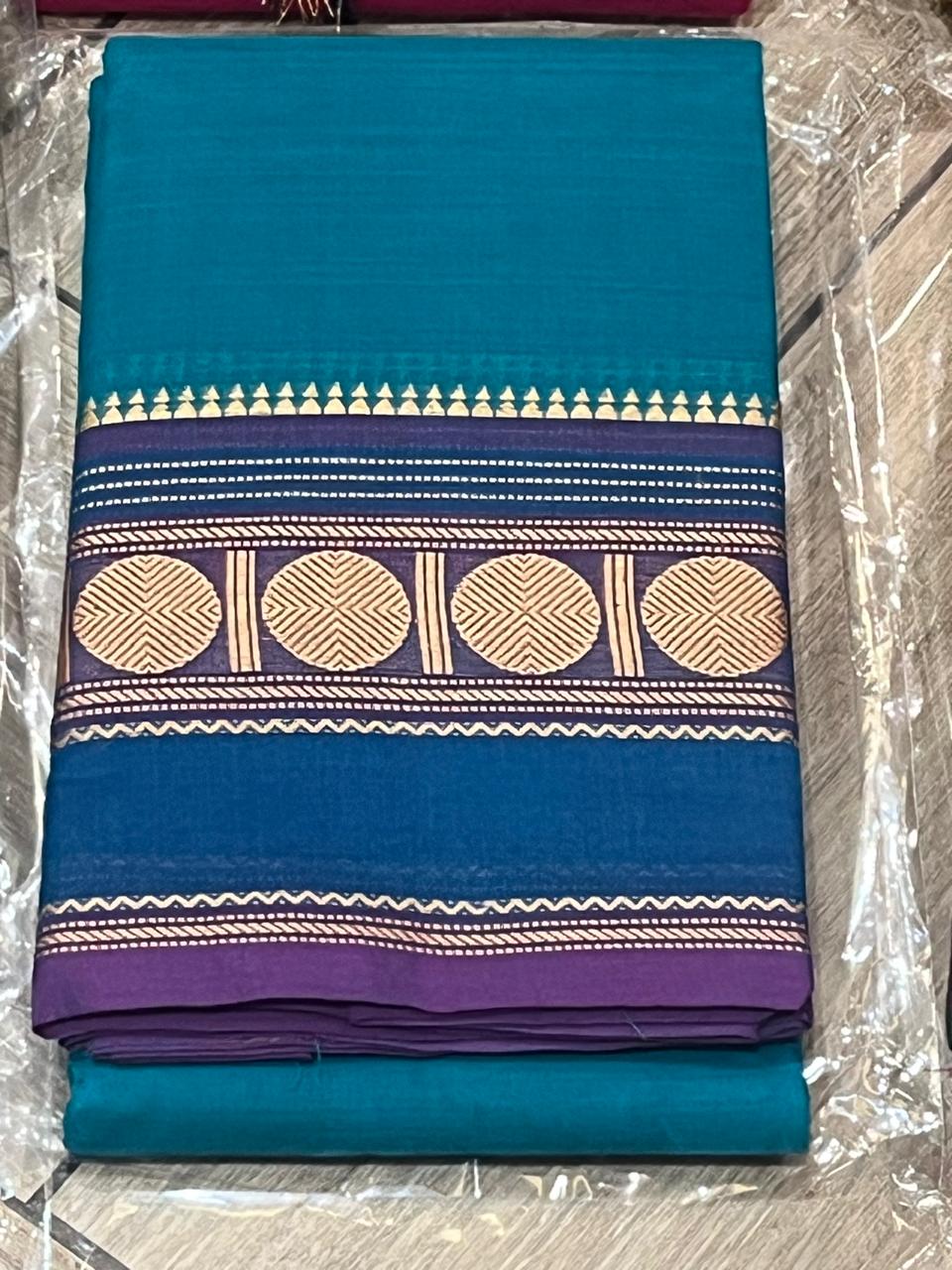 Minal: Pure Kanchipuram Cotton Saree