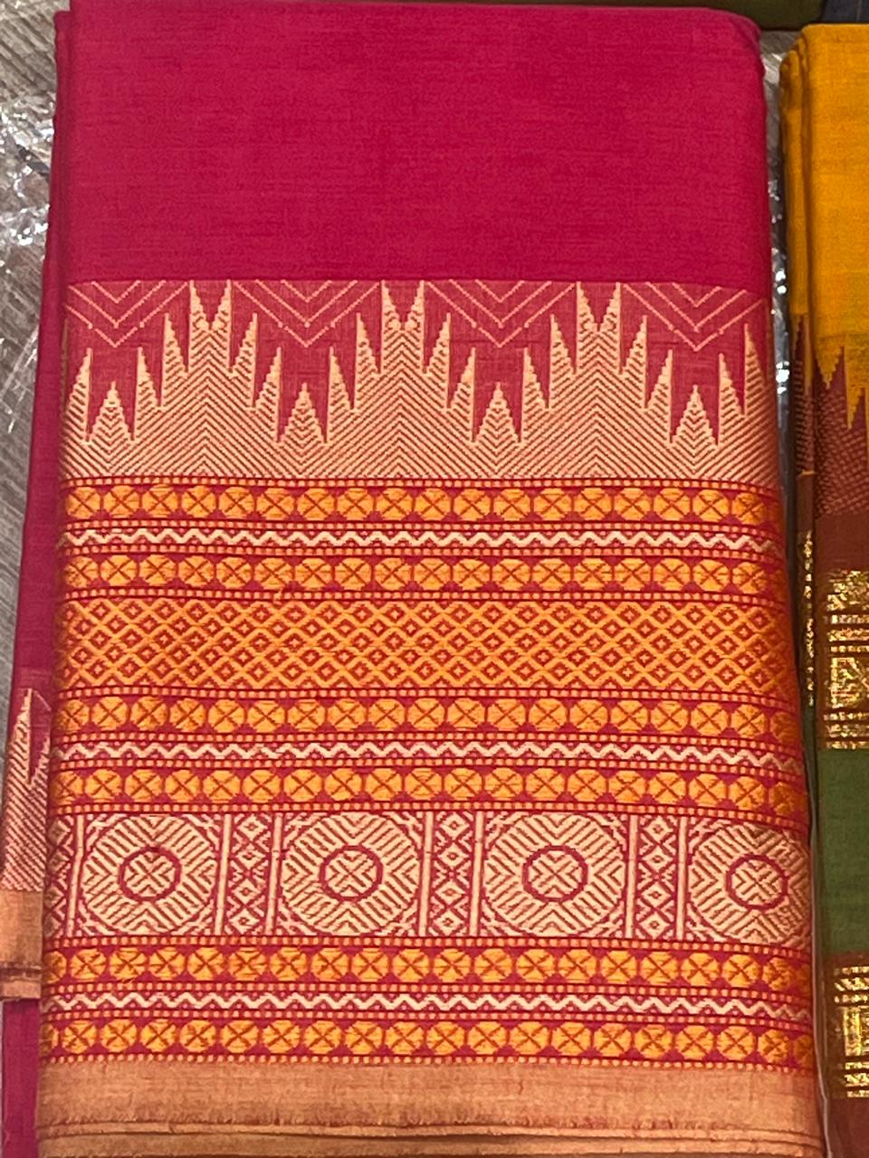 Roshini: Pure Kanchipuram Cotton Saree