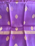 Kasni: Lilac Organza Banarasi