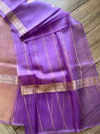Kasni: Lilac Organza Banarasi