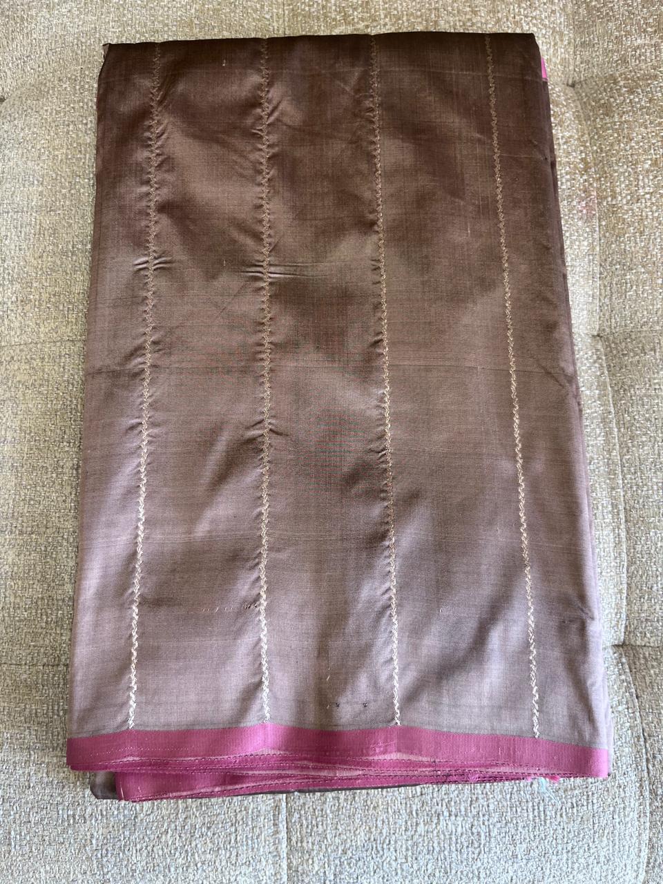 Surmai: Royal Katan Silk Kadhuwa Benarasi
