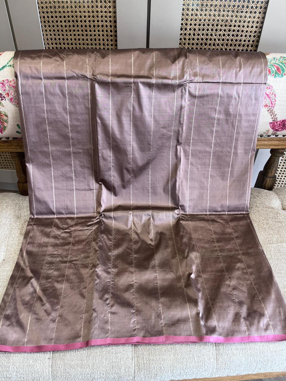 Surmai: Royal Katan Silk Kadhuwa Benarasi